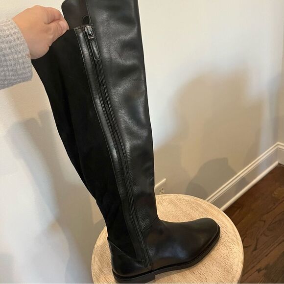 Cole Haan Chase‎ Tall Boots in Black Leather, 7, NWOB - Picture 8 of 11